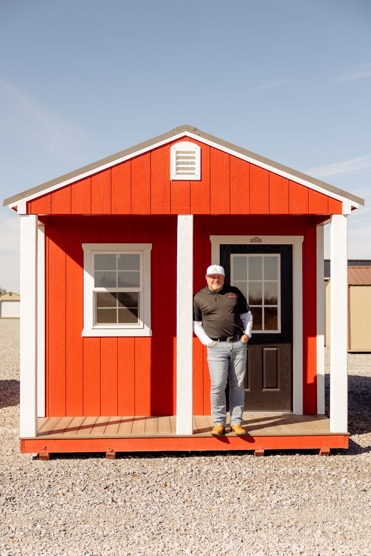 Darren Warren with Stor-Mor Shed